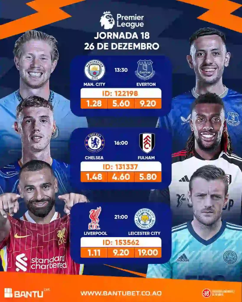 Jornada 18 da premier league