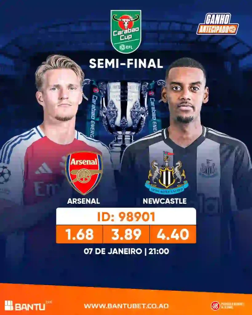 Arsenal vs newcastel Bantu bet